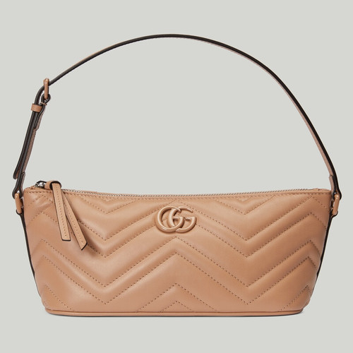 GUCCI Quilted GG Marmont shoulder bag