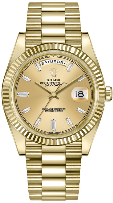 ROLEX Day-Date 40 Solid 18K Yellow Gold Watch 228238-0005 Image 1