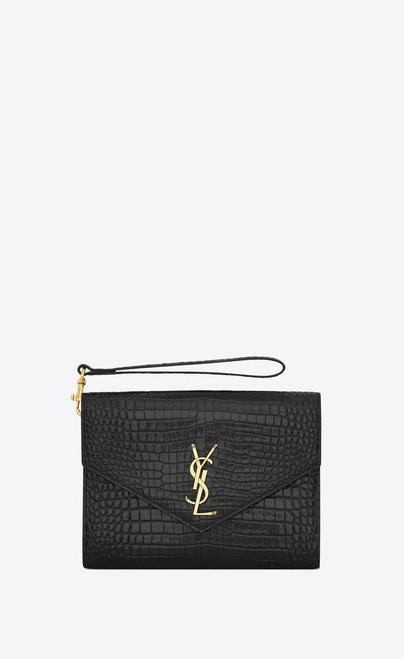 クラッチバッグ Saint Laurent Uptown Clutch Saint Laurent Uptown Clutch Bag | Black | FARFETCH AE
