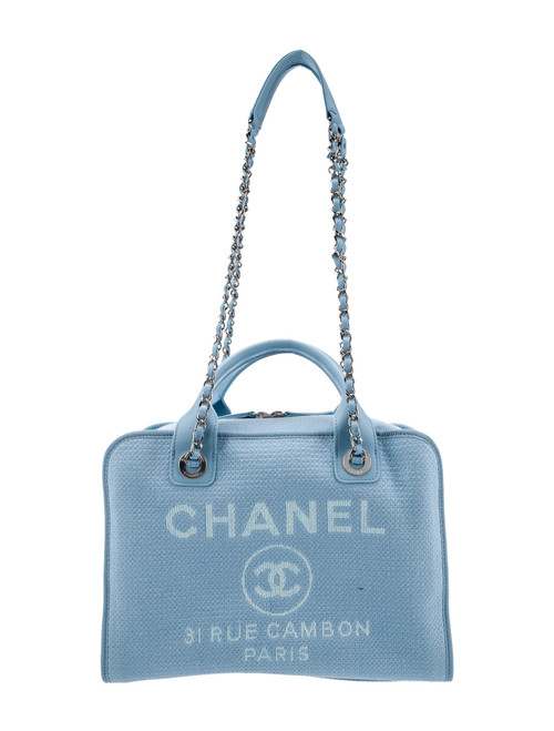 CHANEL Large Deauville Bowling Bag (Certified Pre Owned)