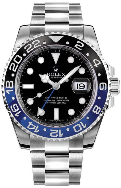 ROLEX Gmt-Master Ii Batman Oystersteel Men'S Watch 116710Blnr-0002 Image 1