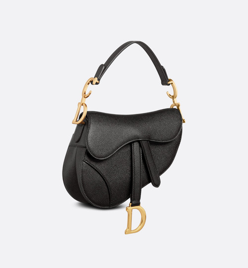 DIOR Saddle Mini Shoulder Bag-Black