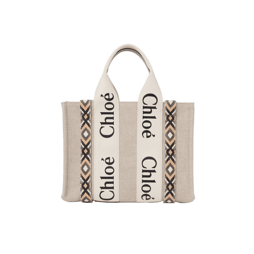 CHLOE Small Woody Tote Bag - Slate Green