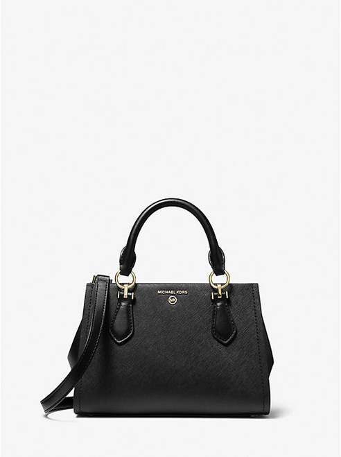 MICHAEL KORS Marilyn Small Saffiano Leather Crossbody Bag BLACK Image 1