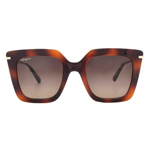 SALVATORE FERRAGAMO  Brown Gradient Butterfly Ladies Sunglasses (Arriving In Delhi) SALVATORE FERRAGAMO  Brown Gradient Butterfly Ladies Sunglasses (Arriving In Delhi)