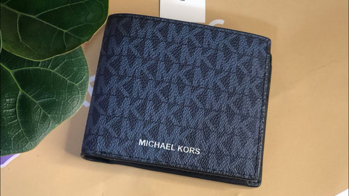 Michael Kors Cooper Billfold Vegan Faux Leather Wallet