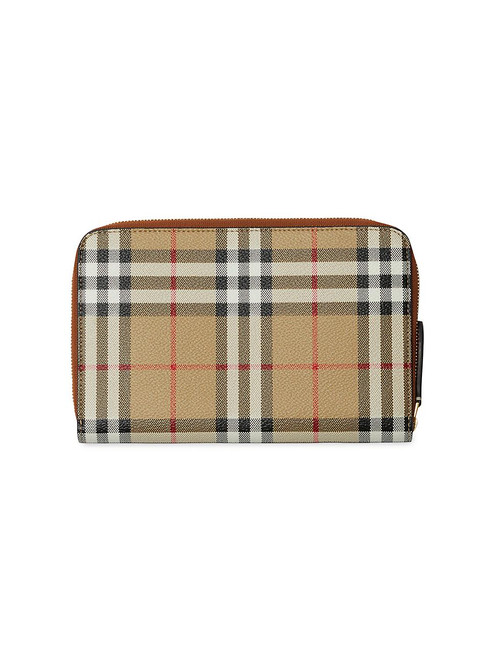 BURBERRY Classic Check Travel Wallet ARCHIVE BEIGE Image 1