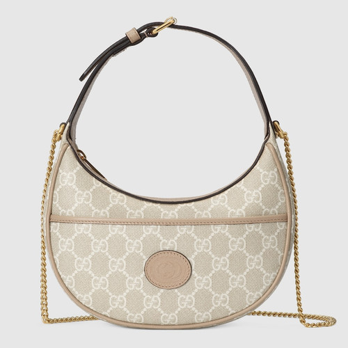 GUCCI Half-Moon Shaped Mini GG Bag