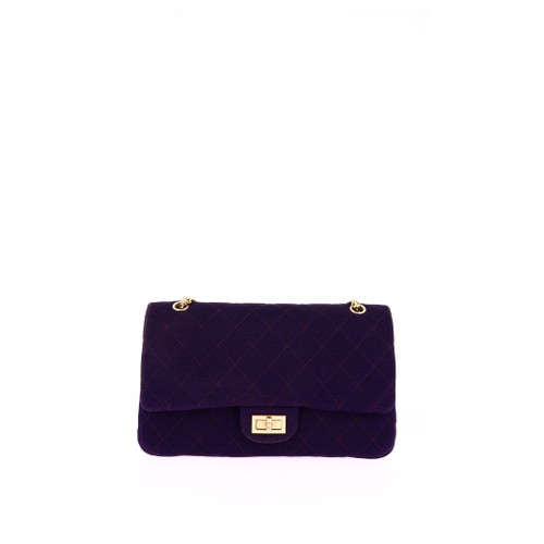 CHANEL shoulder bag 2.55 Jersey Purple Image 1
