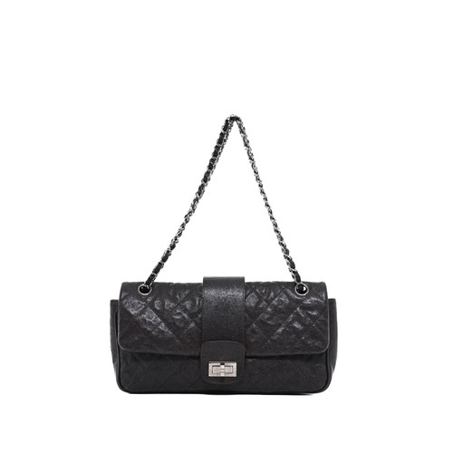 CHANEL Shoulder Bag Caviar Leather Brown Image 1