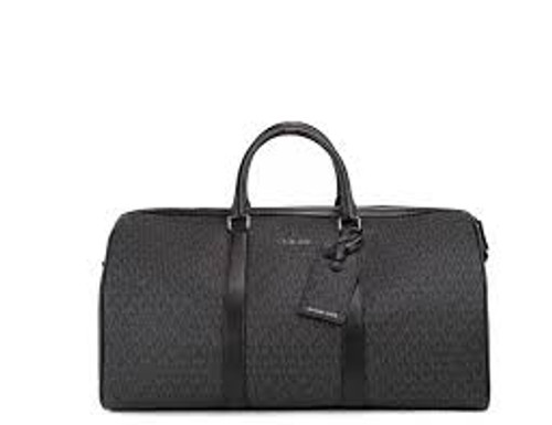 MICHAEL KORS  Harrison Admiral Signature PVC Duffle Travel Weekend Luggage Bag