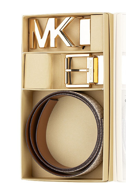 MICHAEL KORS MENS 4-In-1 Logo Belt Box Set