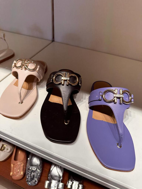 SALVATORE FERRAGAMO Gancini Flip-Flop Sandal