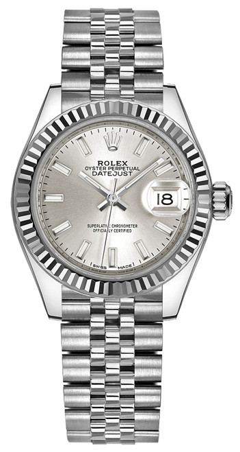 ROLEX Lady-Datejust 28 Silver Dial Women'S Watch 279174-0005 Image 1