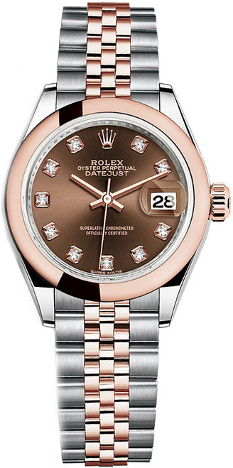 ROLEX Lady-Datejust 28 Diamond Dial Women'S Watch 279161-0011 Image 1