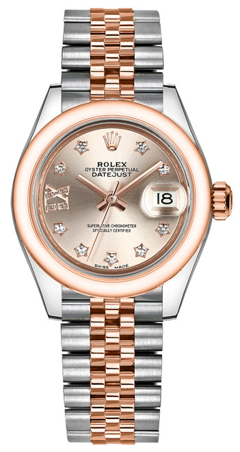 ROLEX Lady-Datejust 28 Stainless Steel & Gold Women'S Watch 279161-0027 Image 1