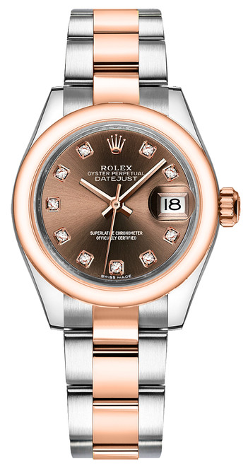 ROLEX Lady-Datejust 28 Rose Gold & Steel Women'S Watch 279161-0012 Image 1