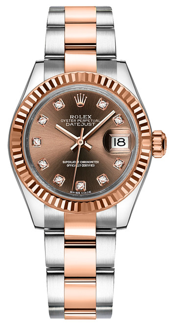 ROLEX Lady-Datejust 28 Gold & Steel Watch 279171-0012 Image 1