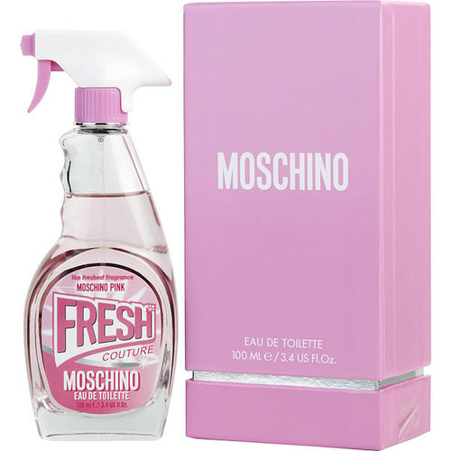 MOSCHINO Pink Fresh Couture Eau De Toilette Spray 3.4 Oz Image 1