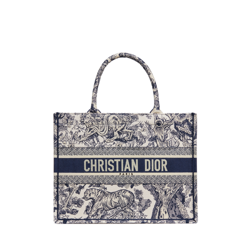 Christian Dior Blue Flower Embroidered Denim Small Book Tote – Madison  Avenue Couture