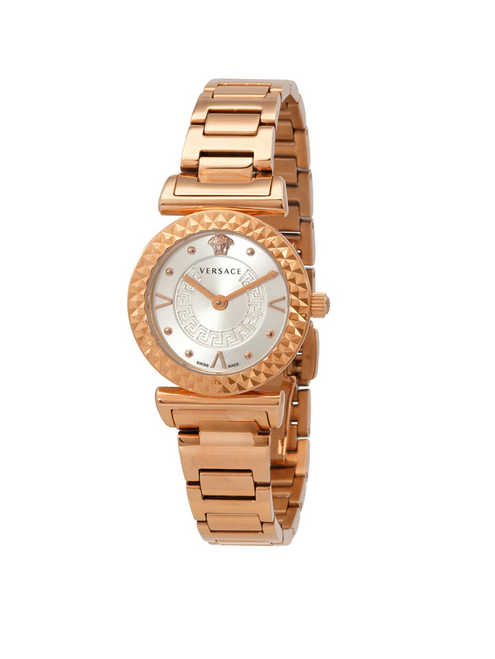 VERSACE Mini Vanity Quartz Silver Dial Ladies Watch
