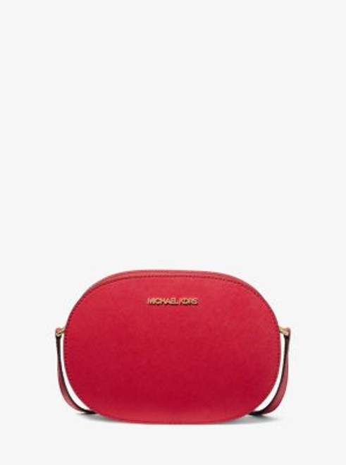 MICHAEL KORS  Jet Set Travel Medium Saffiano Leather Crossbody Bag - Bright Red
