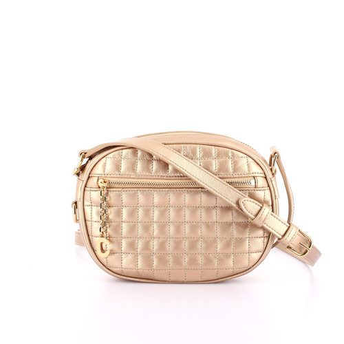 CELINE Small Celine Shoulder Bag In Golden Leather (Brand New)