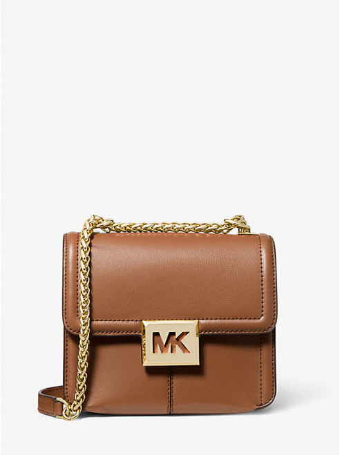 MICHAEL KORS Sonia Small Leather Shoulder Bag LUGGAGE Image 1