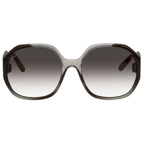 SALVATORE FERRAGAMO  Grey Gradient Butterfly Sunglasses