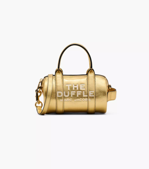 MARC JACOBS The Metallic Leather Mini Duffle Bag