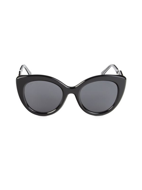 JIMMY CHOO 52Mm Cat Eye Sunglasses BLACK Image 1