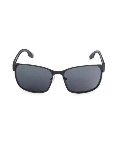 PRADA 59Mm Square Sunglasses BLACK GREY Image 1