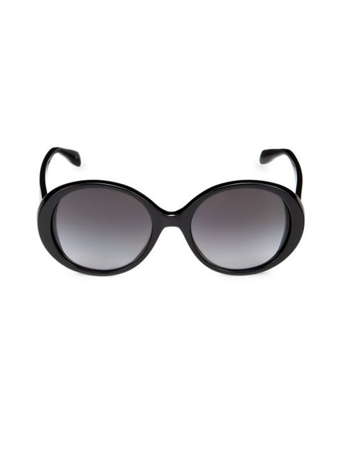 ALEXANDER MCQUEEN 57Mm Oval Sunglasses BLACK Image 1
