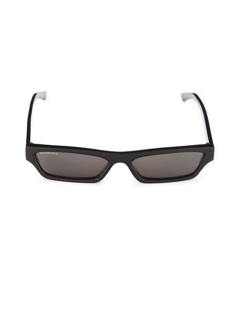 BALENCIAGA 55Mm Rectangle Sunglasses BLACK Image 1