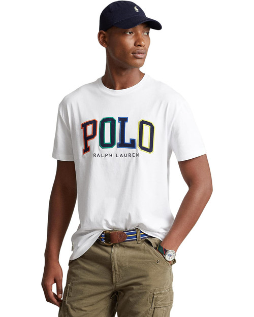 POLO RALPH LAUREN  Classic Fit Logo Jersey T-Shirt WHITE Image 1
