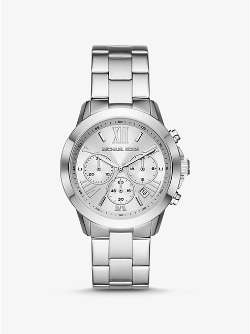 MICHAEL KORS Oversized Silver-Tone Watch SILVER Image 1