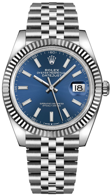 ROLEX Datejust 41 Blue Dial Men'S Watch 126334-0002 Image 1