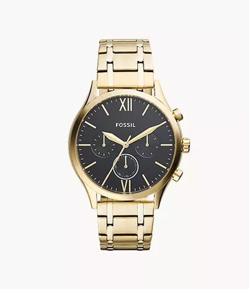 FOSSIL Fenmore Multifunction Gold-Tone Stainless Steel Watch