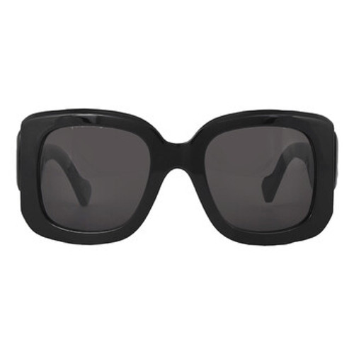 BALENCIAGA  Grey Square Ladies Sunglasses