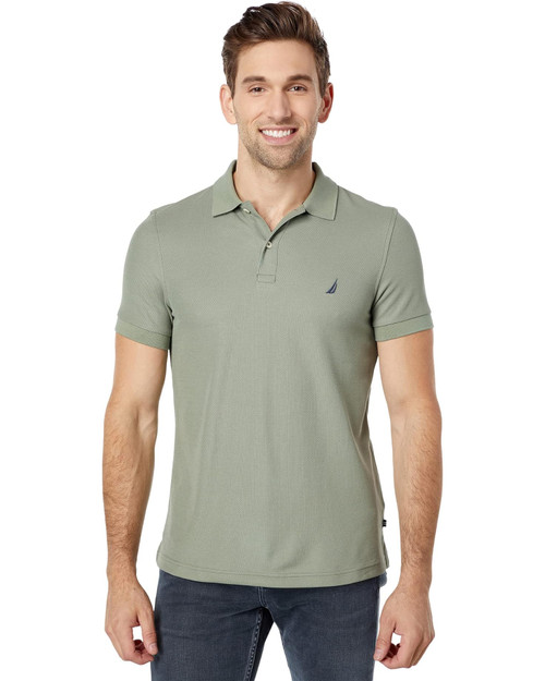 NAUTICA  Sustainably Crafted Slim Fit Performance Deck Polo COLOR SEASPRAY Image 1