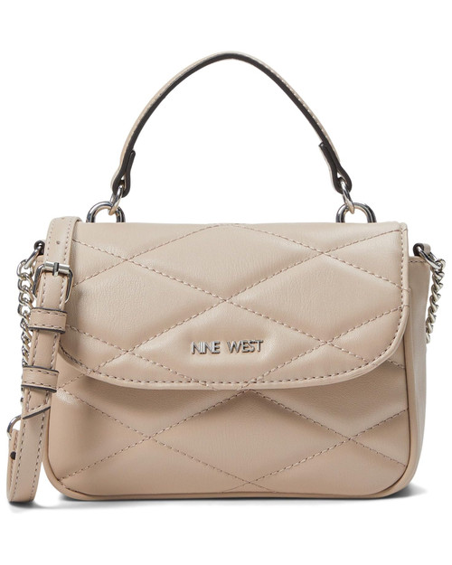 NINE WEST  Issy Mini Top Handle Flap COLOR SOFT MARBLE Image 1