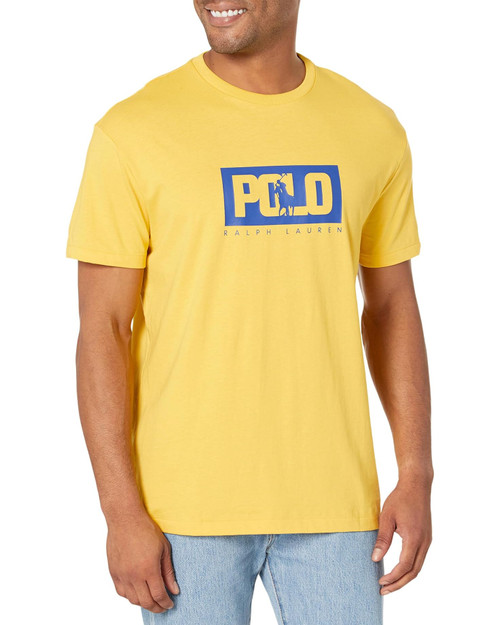 POLO RALPH LAUREN  Classic Fit Logo Jersey T-Shirt COLOR CANARY YELLOW Image 1