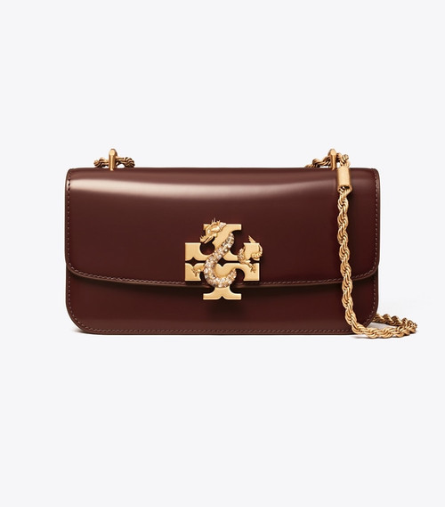 TORY BURCH Eleanor Rectangular Bag - Beetle Berry (@Delhi Studio)