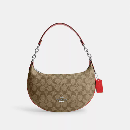 COACH Payton Hobo Bag In Signature Canvas