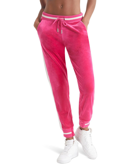 JUICY COUTURE Color-Block Joggers With Contrast Rib FREE LOVE Image 1