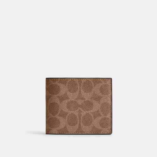 COACH Id  Billfold Wallet In Signature Canvas