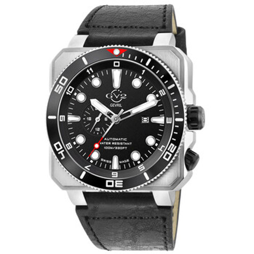 GV2 BY GEVRIL XO Submarine Automatic Black Dial Men's Watch
