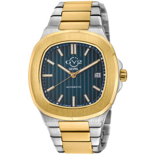 GV2 BY GEVRIL  Potente Automatic Blue Dial Men's Watch