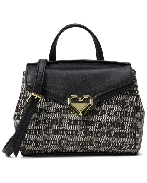 JUICY COUTURE  Modern Chic Crossbody COLOR OVERSIZED GOTHIC STATUS BLACK BEIGE Image 1