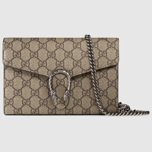 GUCCI Dionysus Supreme Gg Wallet - Beige